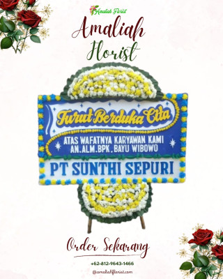 Papan Bunga Duka di Karangdowo
