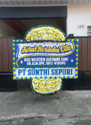 Papan Bunga Duka di Karangdowo